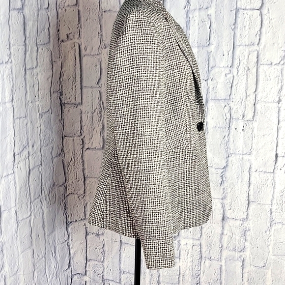 J M BY JOHN MYER Black and White Jacket Size 8 - Picture 5 of 8